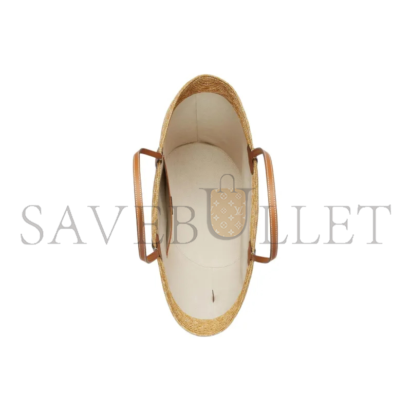GUCCI MEDIUM LEATHER TRIM TOTE BAG 779530 (29*26*18cm)